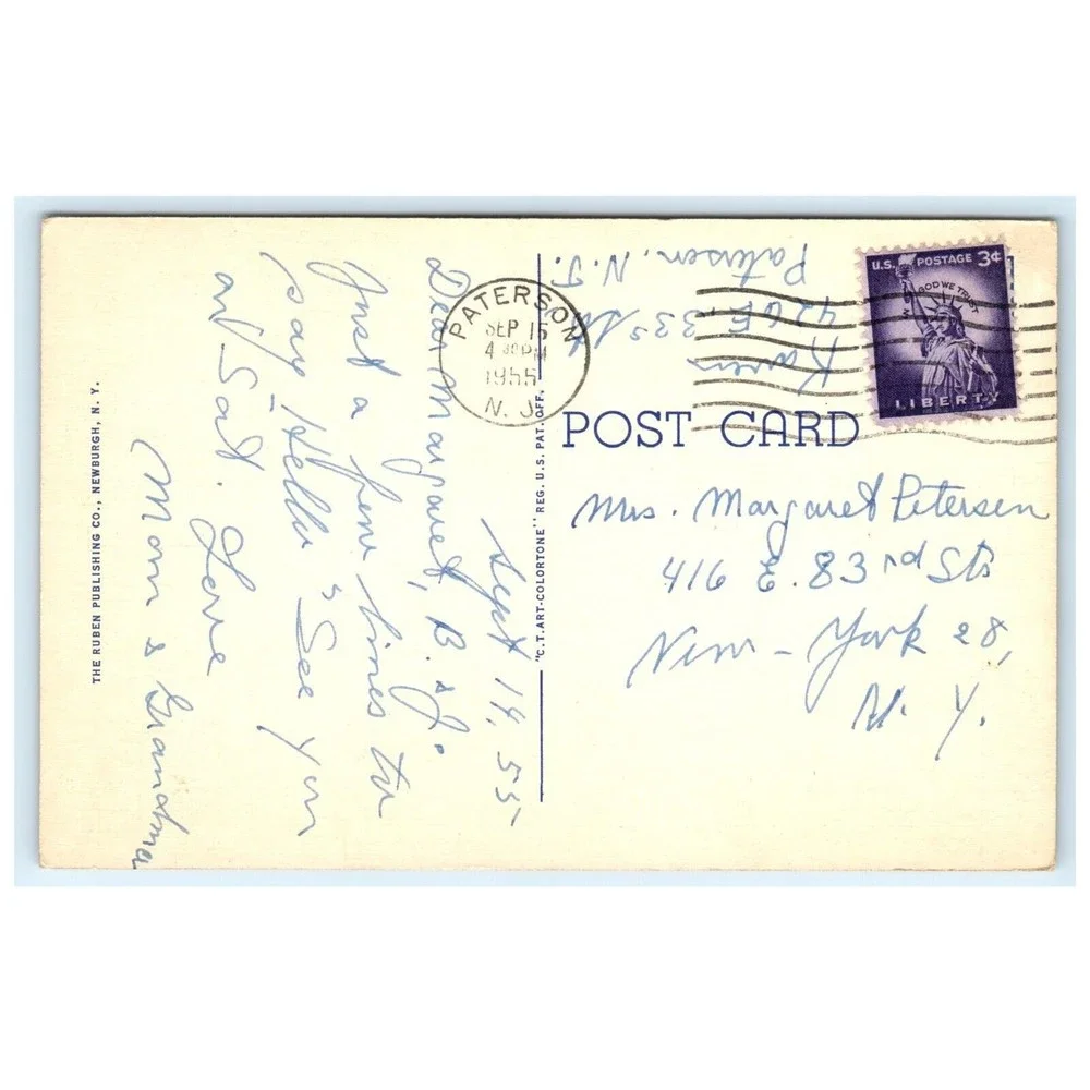 American Vintage vintage postcard